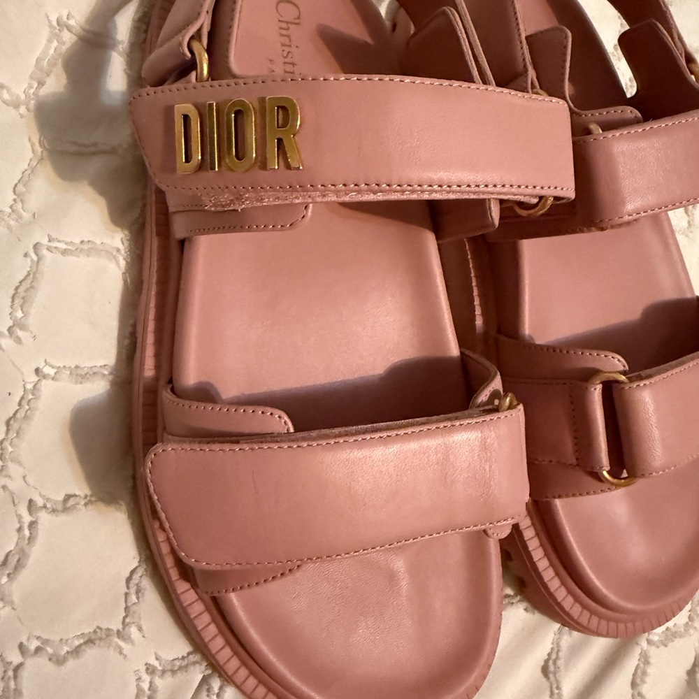 Dior Dioract Pink Sandals authentic
